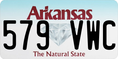 AR license plate 579VWC
