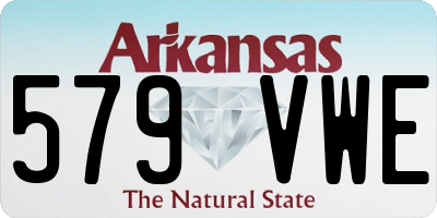 AR license plate 579VWE