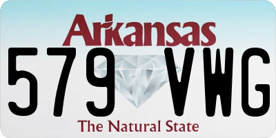 AR license plate 579VWG
