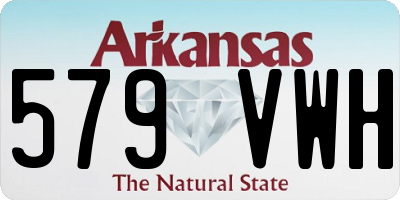 AR license plate 579VWH