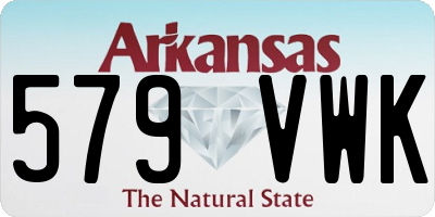 AR license plate 579VWK
