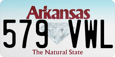 AR license plate 579VWL