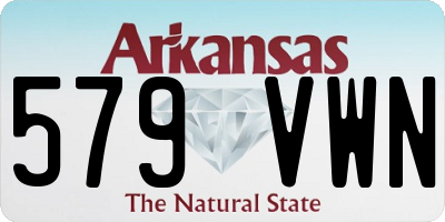 AR license plate 579VWN
