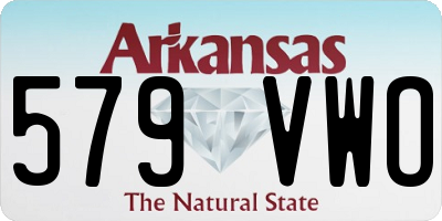 AR license plate 579VWO