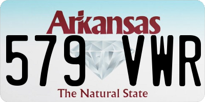 AR license plate 579VWR