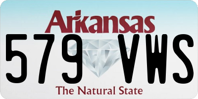 AR license plate 579VWS
