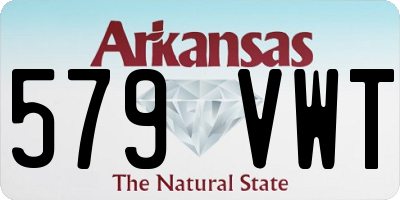 AR license plate 579VWT
