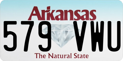 AR license plate 579VWU