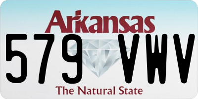 AR license plate 579VWV