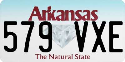 AR license plate 579VXE