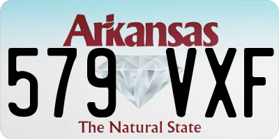 AR license plate 579VXF