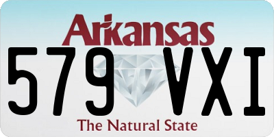 AR license plate 579VXI