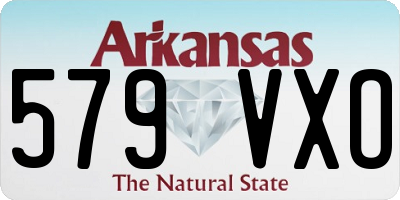 AR license plate 579VXO