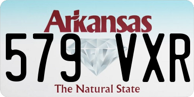 AR license plate 579VXR