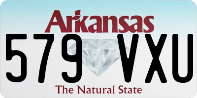 AR license plate 579VXU