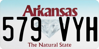 AR license plate 579VYH