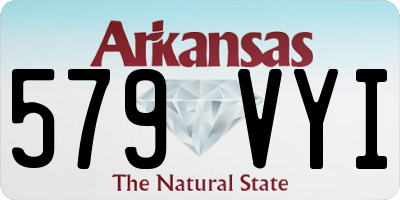 AR license plate 579VYI