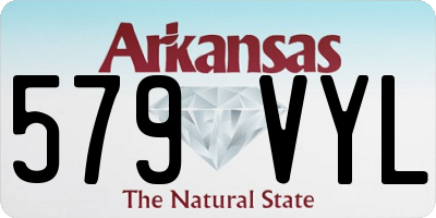 AR license plate 579VYL