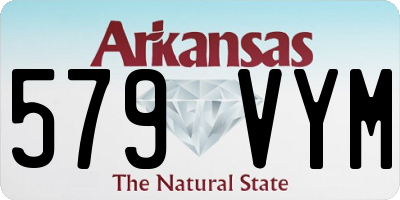 AR license plate 579VYM