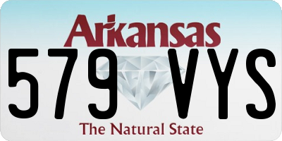 AR license plate 579VYS