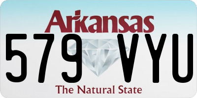 AR license plate 579VYU