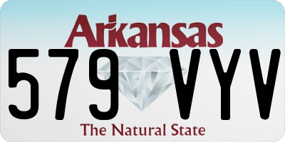 AR license plate 579VYV