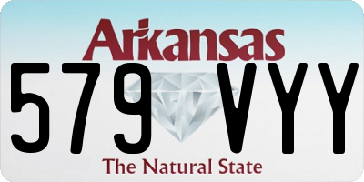 AR license plate 579VYY