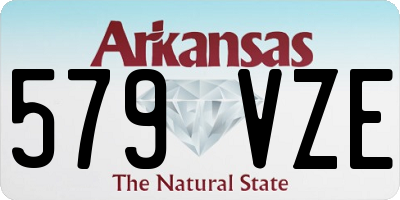 AR license plate 579VZE