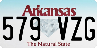 AR license plate 579VZG