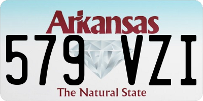 AR license plate 579VZI