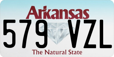 AR license plate 579VZL