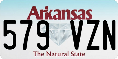 AR license plate 579VZN