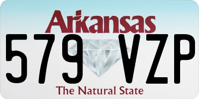 AR license plate 579VZP
