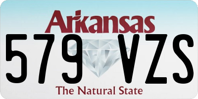 AR license plate 579VZS