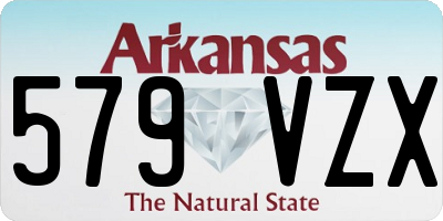 AR license plate 579VZX