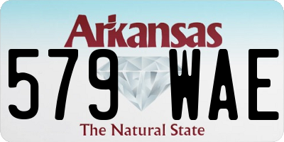 AR license plate 579WAE
