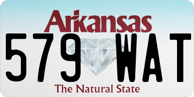 AR license plate 579WAT