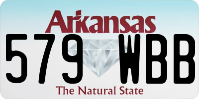 AR license plate 579WBB