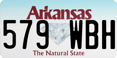 AR license plate 579WBH