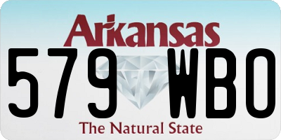AR license plate 579WBO