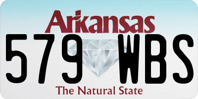 AR license plate 579WBS