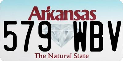 AR license plate 579WBV