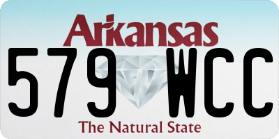 AR license plate 579WCC