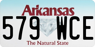 AR license plate 579WCE
