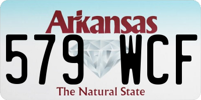AR license plate 579WCF