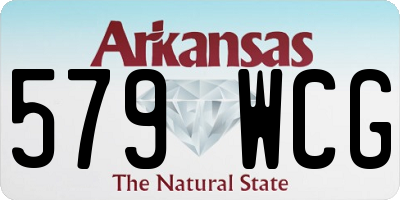AR license plate 579WCG