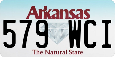 AR license plate 579WCI