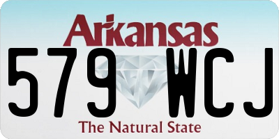 AR license plate 579WCJ