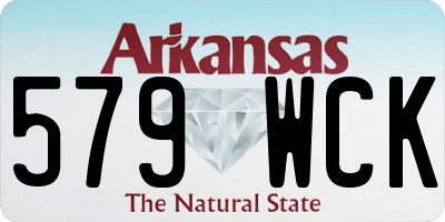 AR license plate 579WCK