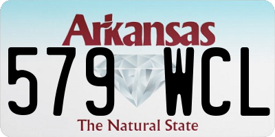 AR license plate 579WCL